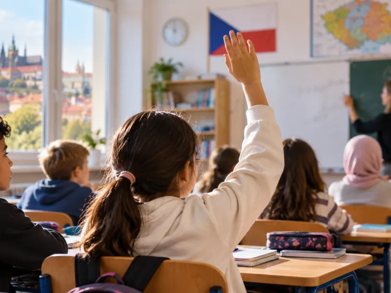 التلاميذ الأجانب في مدارس التشيك