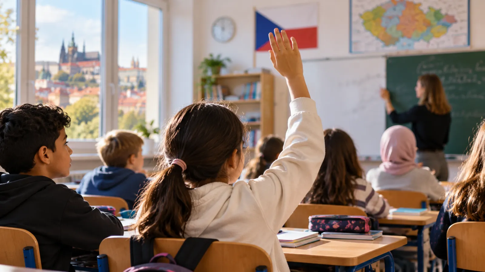 التلاميذ الأجانب في مدارس التشيك